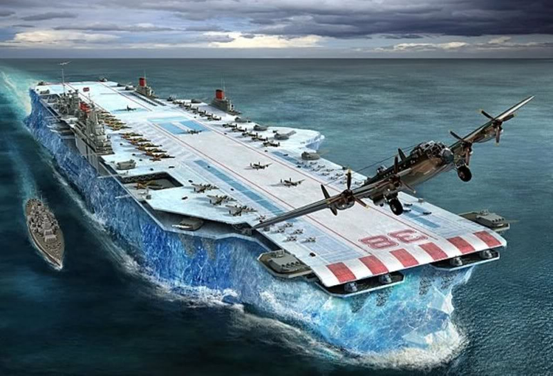 Illustration for article titled A Bizarre WWII-Era Supermaterial Made of Ice Is Making a Comeback